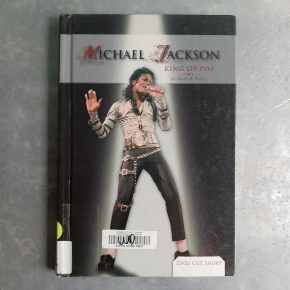 Michael Jackson: King of Pop By Mary K. Pratt Hardcover Biography Music